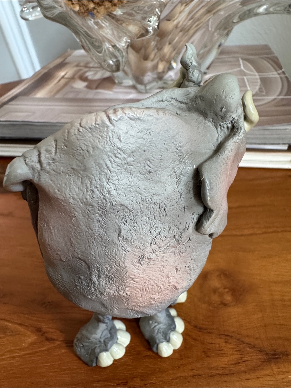 Vintage Russ Berrie Gray Elephant Figurine Doug Harris Filmore Magical Menagerie - Picture 4 of 10